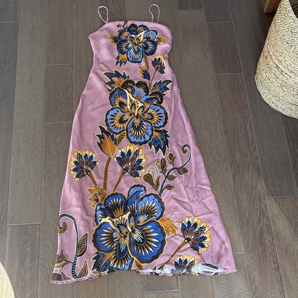 FARM Rio Pink Floral Dress